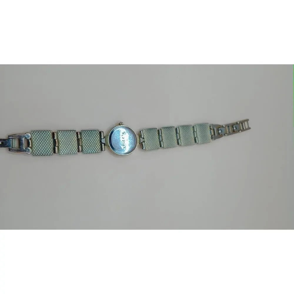 Cato Women's Watch - Clasp Closure - Silver Toned With Brown Faux Stone Inlays